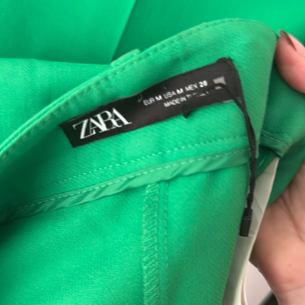 M Zara green pants